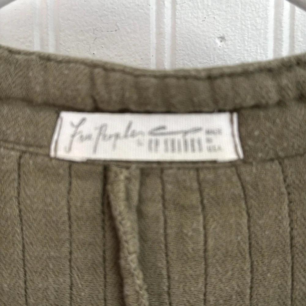 FREE PEOPLE X CP SHADES YOKO TUNIC /DRESS 
SIZE LARGE  OLIVE/ POPULAR / SOLD OUT - Picture 3 of 7